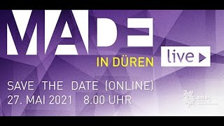 Read more about the article Online Veranstaltung „Made in Düren Live“